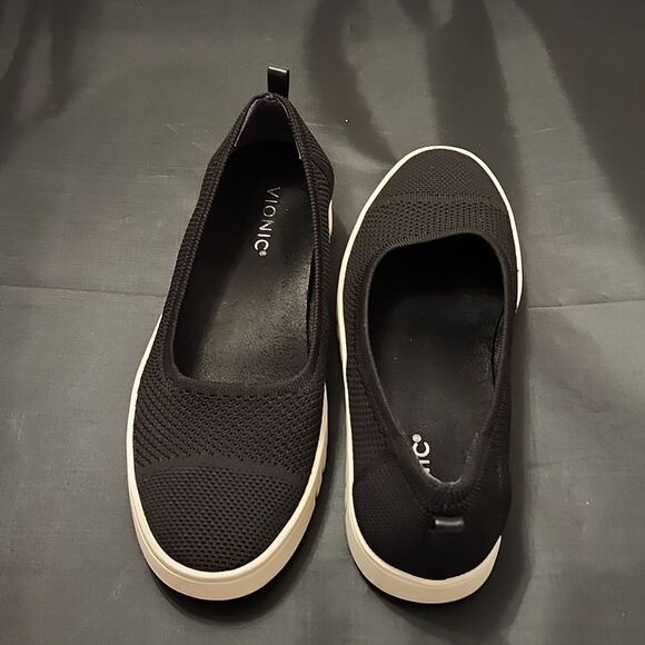 VIONIC WOMEN'S UPTOWN SKIMMER KNIT SLIP-ONS LOAFER - Picture 4 of 15